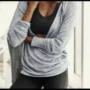 Athleta Wrap Hoodie Pullover